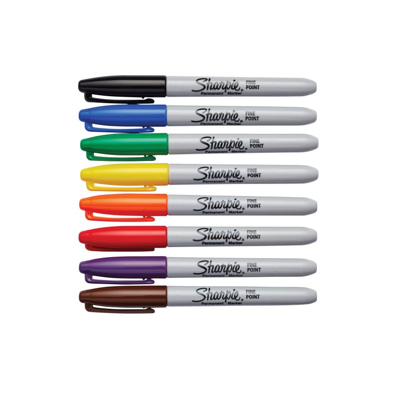 Sharpie Permanent Marker Fine Point Fashn - Pack of 8