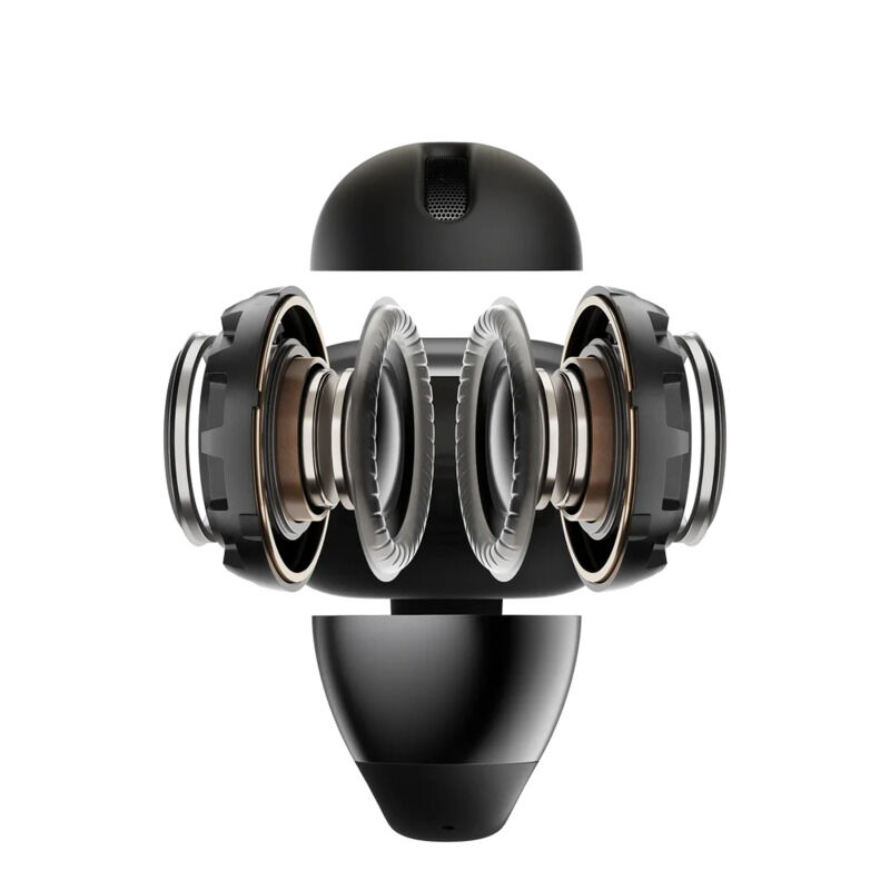 Shokz OpenDots ONE Open-Ear True Wireless Earbuds - Black