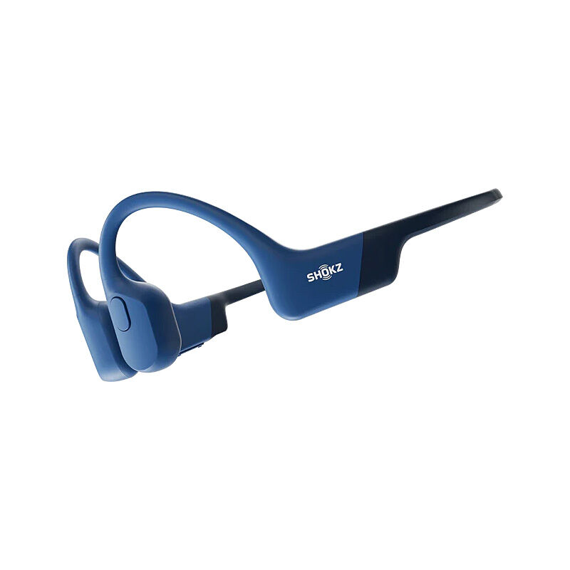 SHOKZ OpenRun MINI Bone Conduction Sports Bluetooth Headphones - Blue