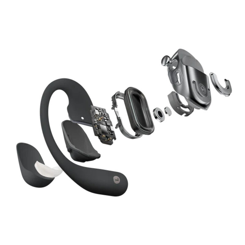Shokz OpenFit 2+ Open-Ear True Wireless Earbuds - Black