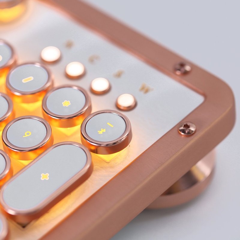 Azio Wireless Retro Classic Keyboard - Posh