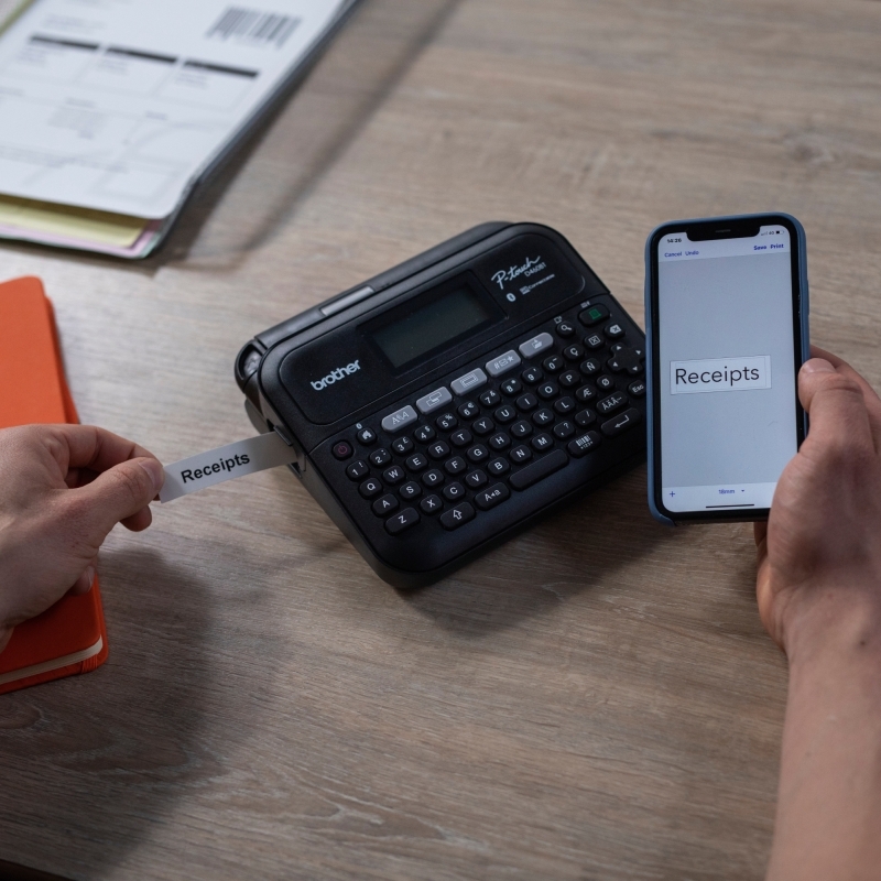 Brother PT-D460BT Desktop Direct Thermal Label Printer