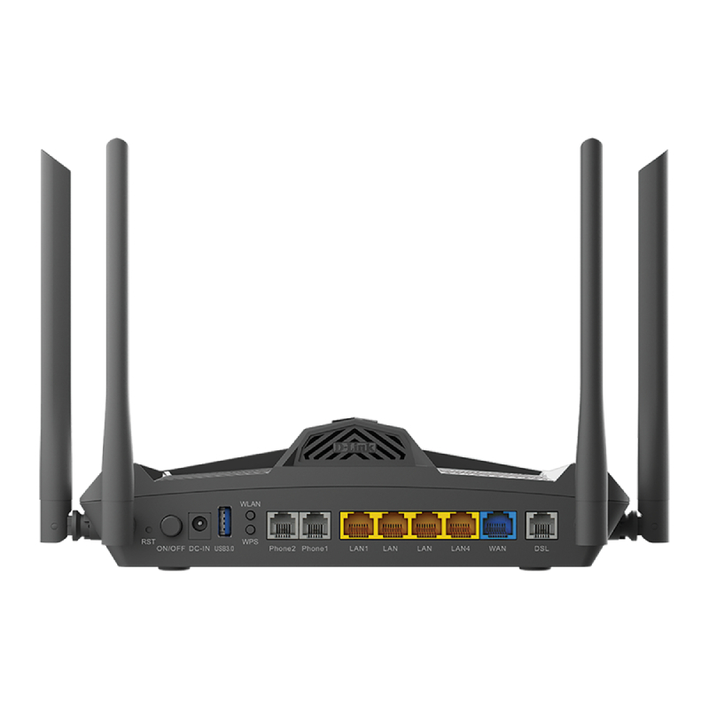D-Link AX1800 Wi-Fi 6 VDSL2/ ADSL2+ Modem Router with VoIP
