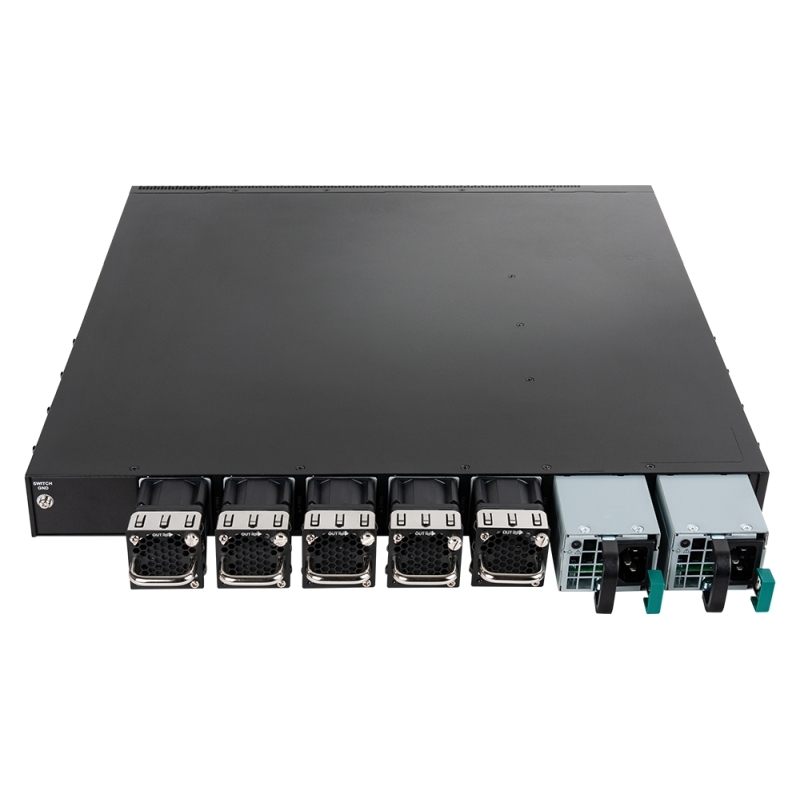 D-Link 54-Port 10-Gigabit Layer 3 Stackable Managed Switch with 48 10Gb SFP+ & 6 QSFP+/QSFP28 Ports