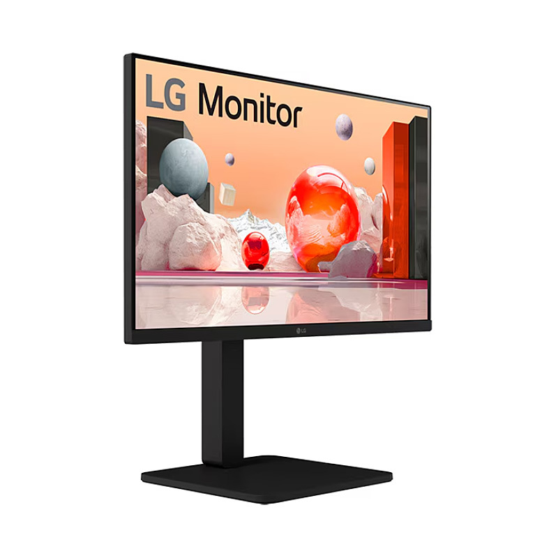 LG 23.8in IPS FHD monitor - 1920 x 1080 (16:9) 5ms 100Hz DP HDMI VGA USB Speaker Pivot