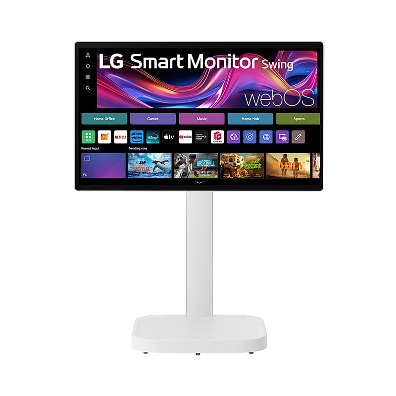 LG 31.5-inch 4K UHD IPS Smart Monitor Swing with Touchscreen Rolling Stand LG 31.5-inch 4K UHD IPS Smart Monitor Swing with Touchscreen Rolling Stand