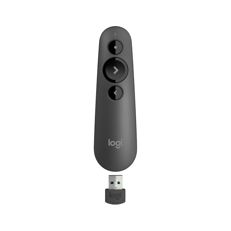 Logitech R500s Laser Presentation Remote with In-built Laser Pointer - Graphite