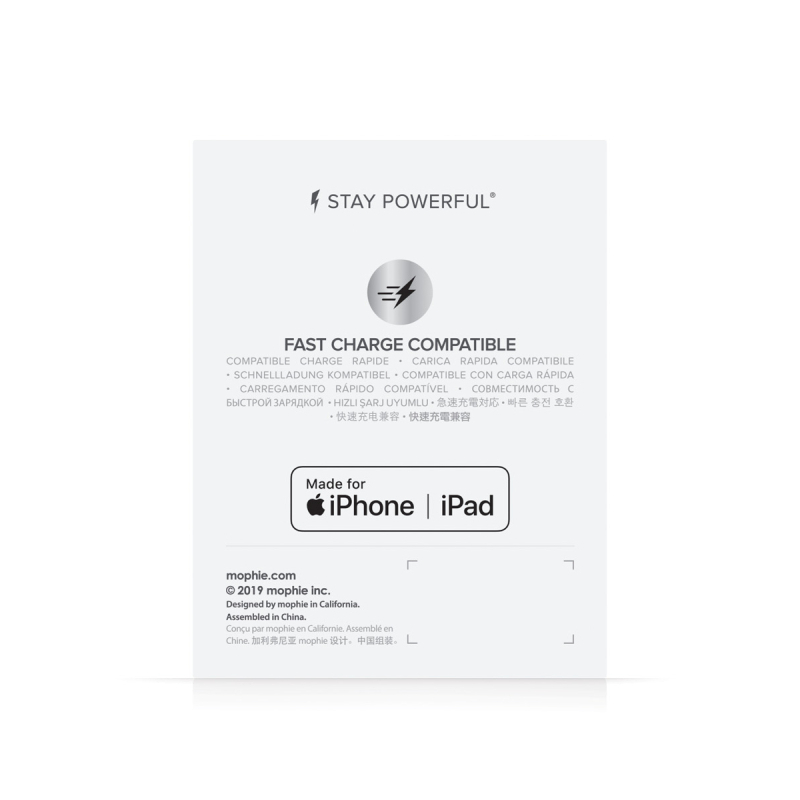 mophie USB-C to Lightning Cable 1m - Black