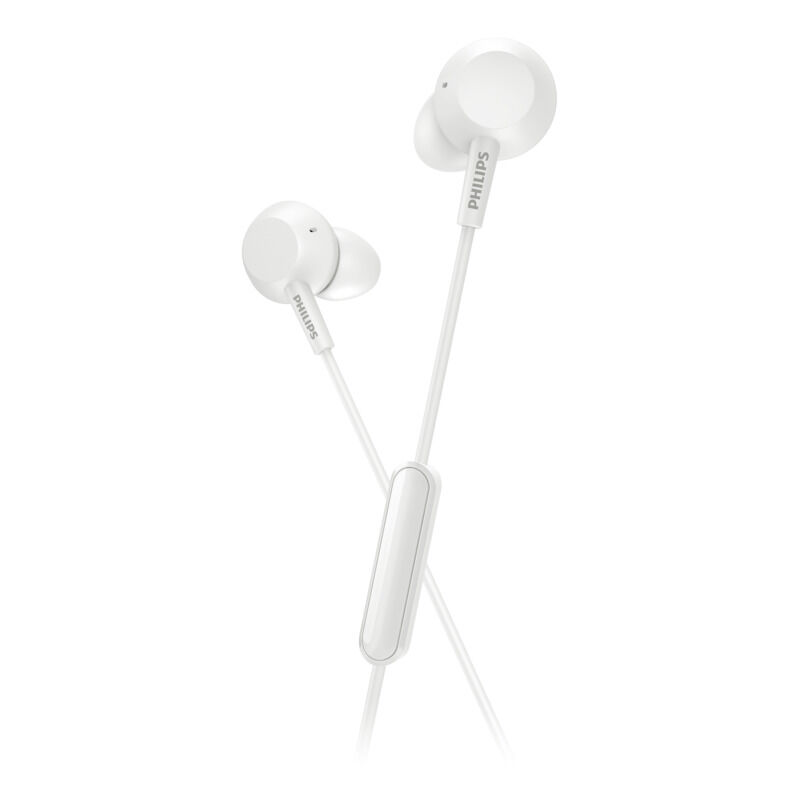Philips BASS In-Ear Headphones with Mic - White