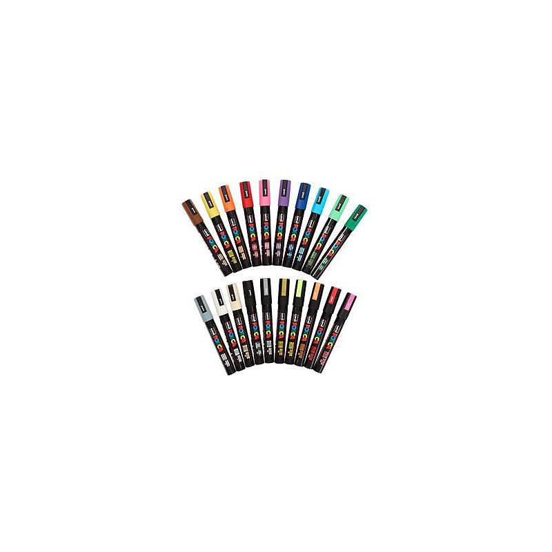 POSCA PC-5M Paint Markers - Medium Bullet Tip - 20 Piece Tin POSCA PC-5M Paint Markers - Medium Bullet Tip - 20 Piece Tin