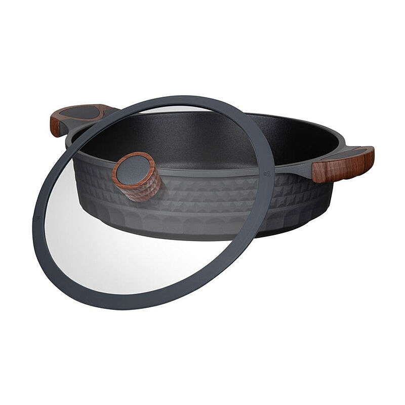 Resto Capella Shallow Pot with Lid - Diameter 28cm