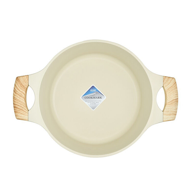 Resto Ran Beige Casserole with Lid - Diameter 24cm Resto Ran Beige Casserole with Lid - Diameter 24cm