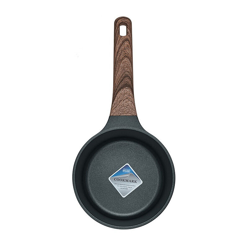 Resto Ran Black Saucepan with Lid - Diameter 16cm