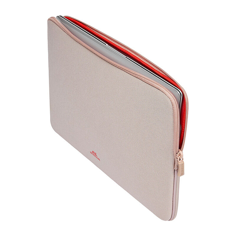 RIVACASE 5123 Laptop Sleeve - for MacBook Air/NEO 13 or Chromebook 11.6-12in - Blush RIVACASE 5123 Laptop Sleeve - for MacBook Air/NEO 13 or Chromebook 11.6-12in - Blush