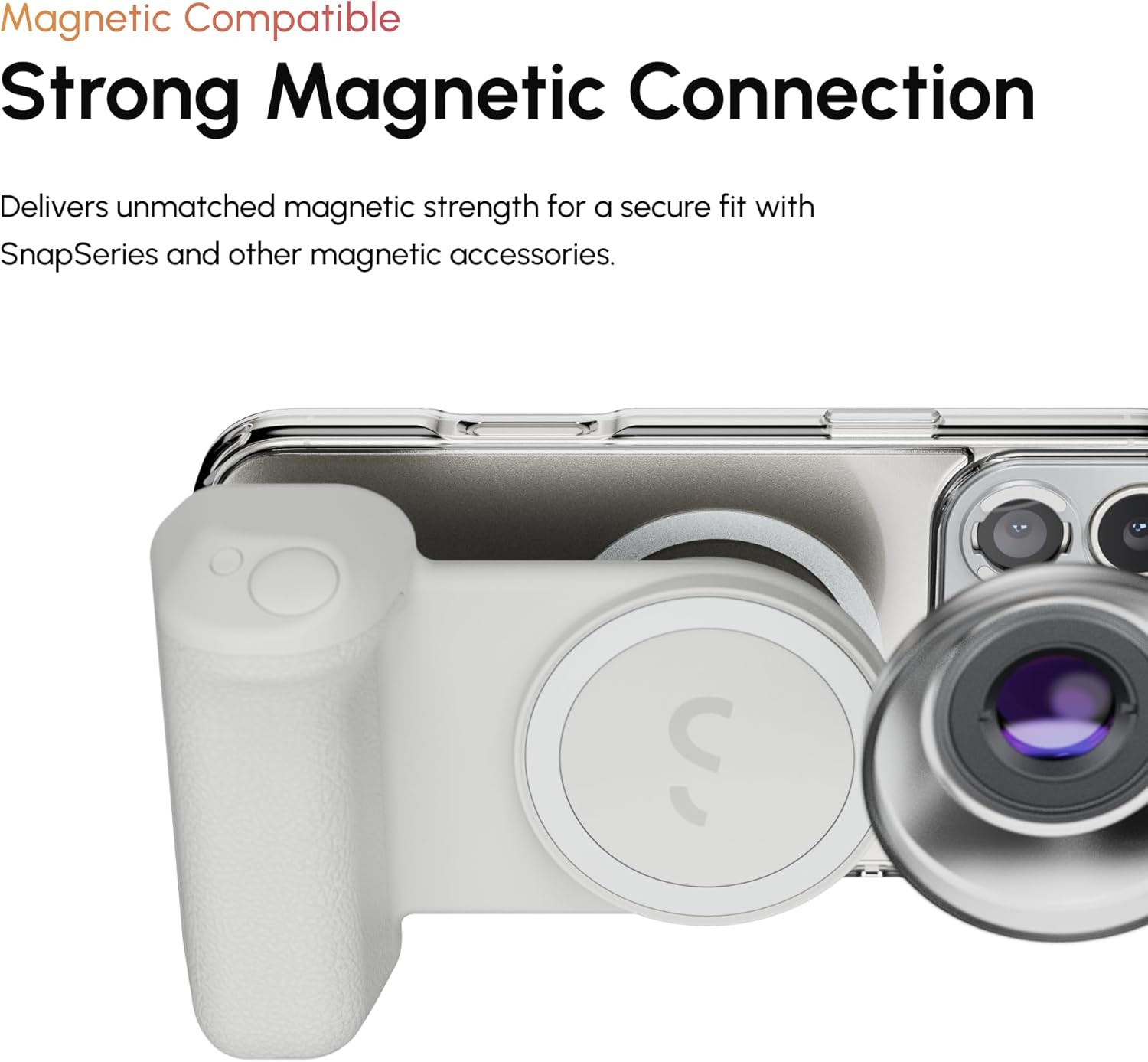 Shiftcam Camera Case for iPhone 16 Plus - Clear