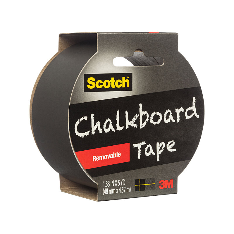 Scotch Chalkboard Tape 1905R-CB-BLK - Box of 6
