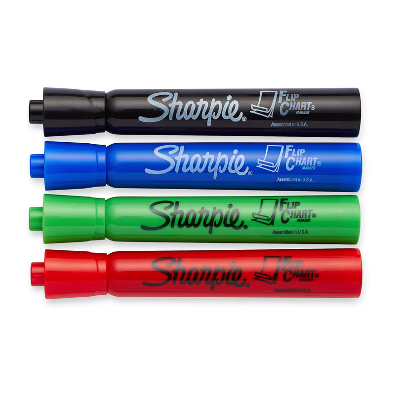 Sharpie Flip Chart Markers Assorted - Pack of 4