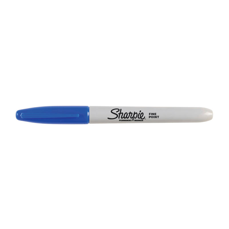 Sharpie Fine Point Permanent Marker Blue - Box of 12