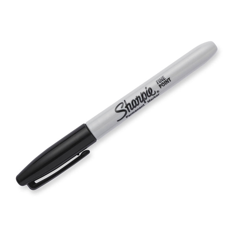 Sharpie Fine Point Permanent Marker Black - Box of 12