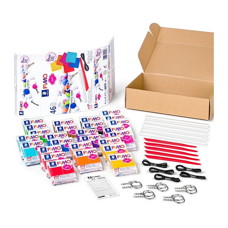 Staedtler 8023 FIMO Soft XXL Set for Modelling Clay