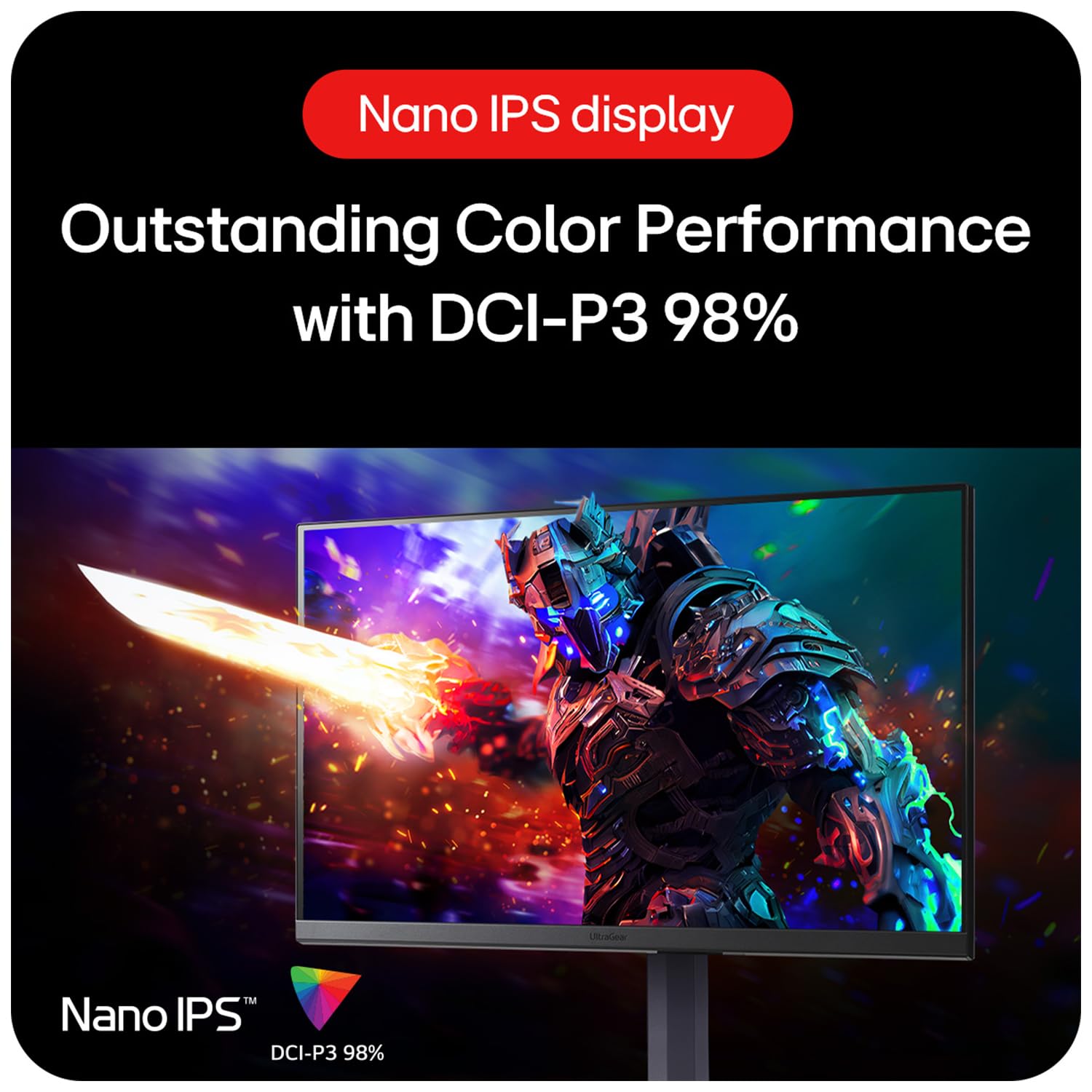 LG 32in UltraGear QHD Nano IPS Gaming Monitor