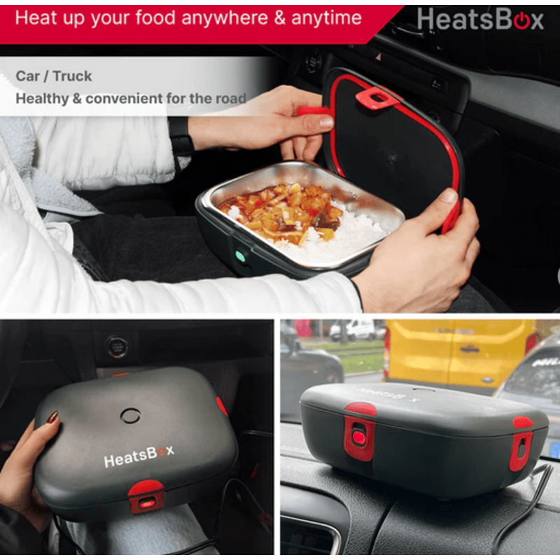 HeatsBox Drive Heated Lunch Box