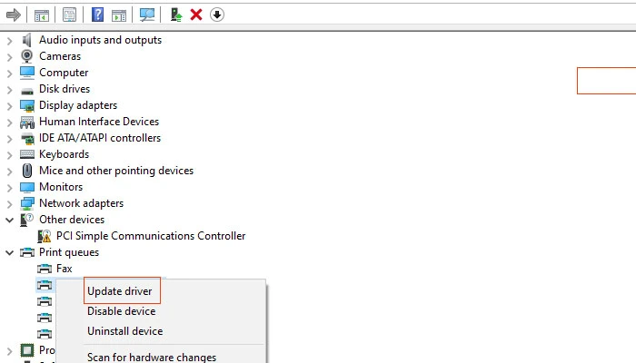 Update Printer Drivers