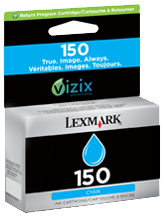 Lexmark 150 Cyan Ink Cartridge Genuine (14N1608) | Ink Depot