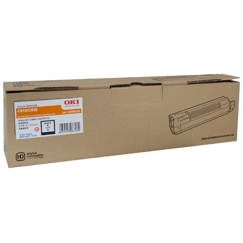Oki 44059136 Black Genuine Toner Cartridge
