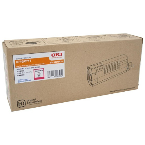 Oki 44318610 Magenta Genuine Toner Cartridge