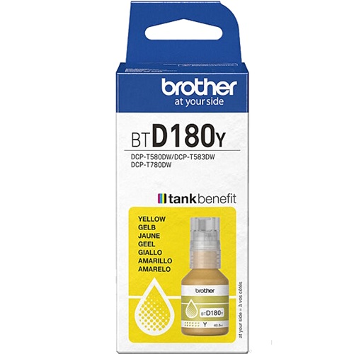 Brother BTD180Y Yellow Genuine Ink Bottle Brother BTD180Y Yellow Genuine Ink Bottle
