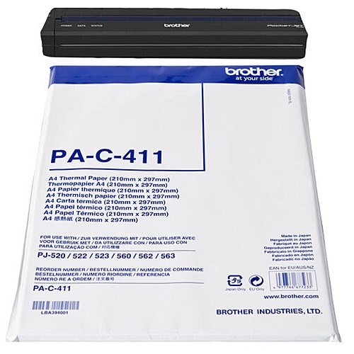 2 Pack Brother PJ-883 PocketJet Mobile Printer & Paper Value Pack