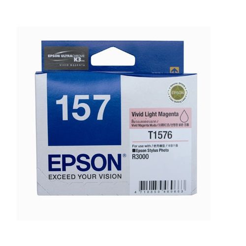 Epson 157 Light Magenta Genuine Ink Cartridge (C13T157690)