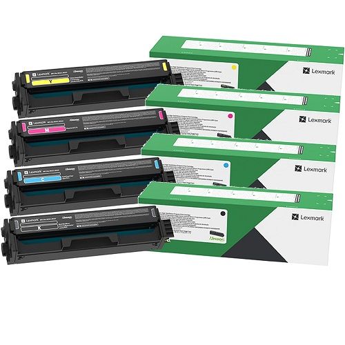 4 Pack Lexmark C3230 Genuine Toner Cartridges