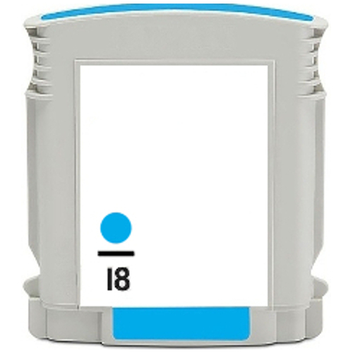 HP Compatible 18 Cyan Ink Cartridge (C4937A)