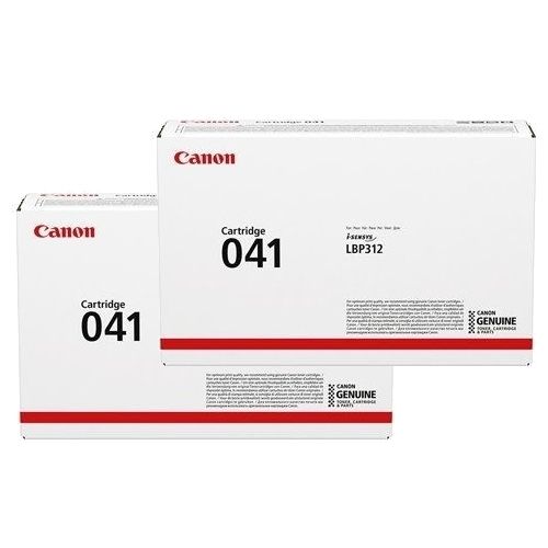 2 Pack Canon CART041 Genuine Toner Cartridge Bundle