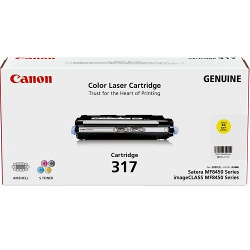 Canon CART317Y Yellow Genuine Toner Cartridge