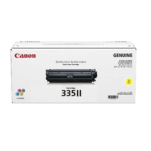 Canon CART335IIY Yellow High Yield Genuine Toner Cartridge