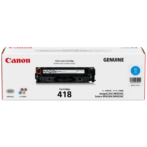 Canon CART418C Cyan Genuine Toner Cartridge