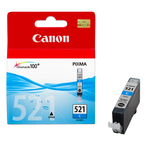 Canon CLI-521C Cyan Genuine Ink Cartridge