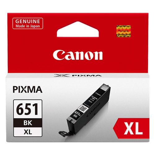 Canon CLI-651XLB Black High Yield Genuine Ink Cartridge