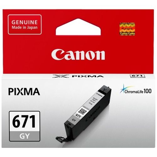 Canon CLI-671GY Grey Genuine Ink Cartridge