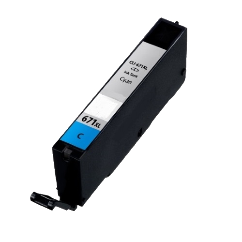 Canon Compatible CLI-671XLC Cyan High Yield Ink Cartridge