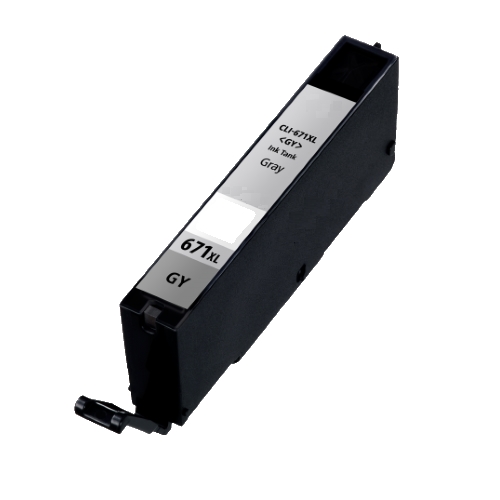 Canon Compatible CLI-671XLGY Grey High Yield Ink Cartridge