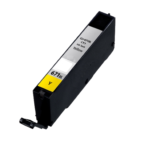 Compatible CLI-671XLY Yellow High Yield