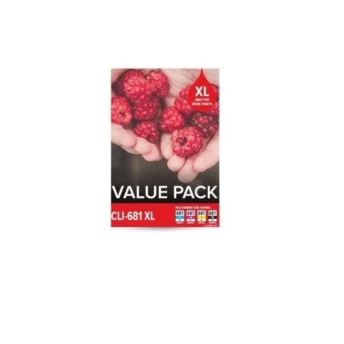 Canon CLI-681XL 4 Pack Value Pack (Genuine)