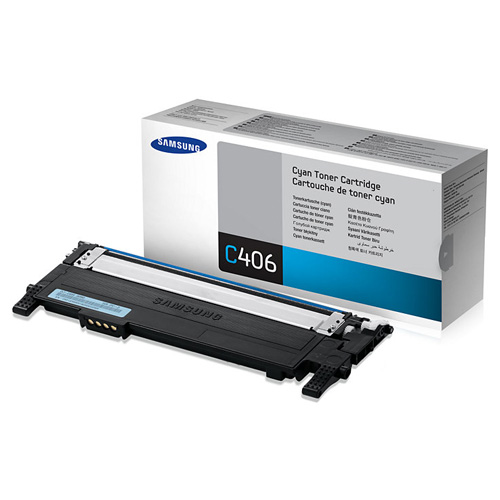Samsung CLT-C406S Cyan Toner Cartridge Genuine Samsung CLT-C406S Cyan Toner Cartridge Genuine