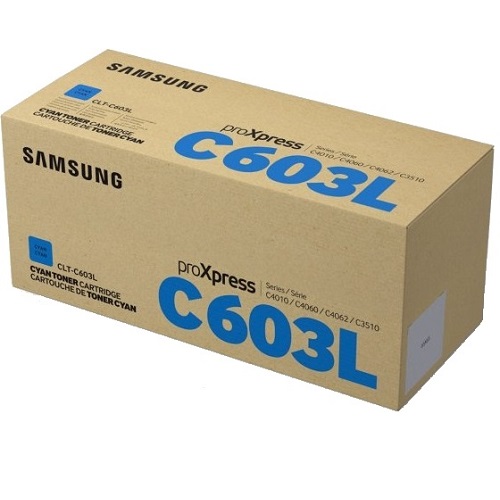 DISCONTINUED - Samsung CLT-C603L Cyan Toner Cartridge (Genuine)