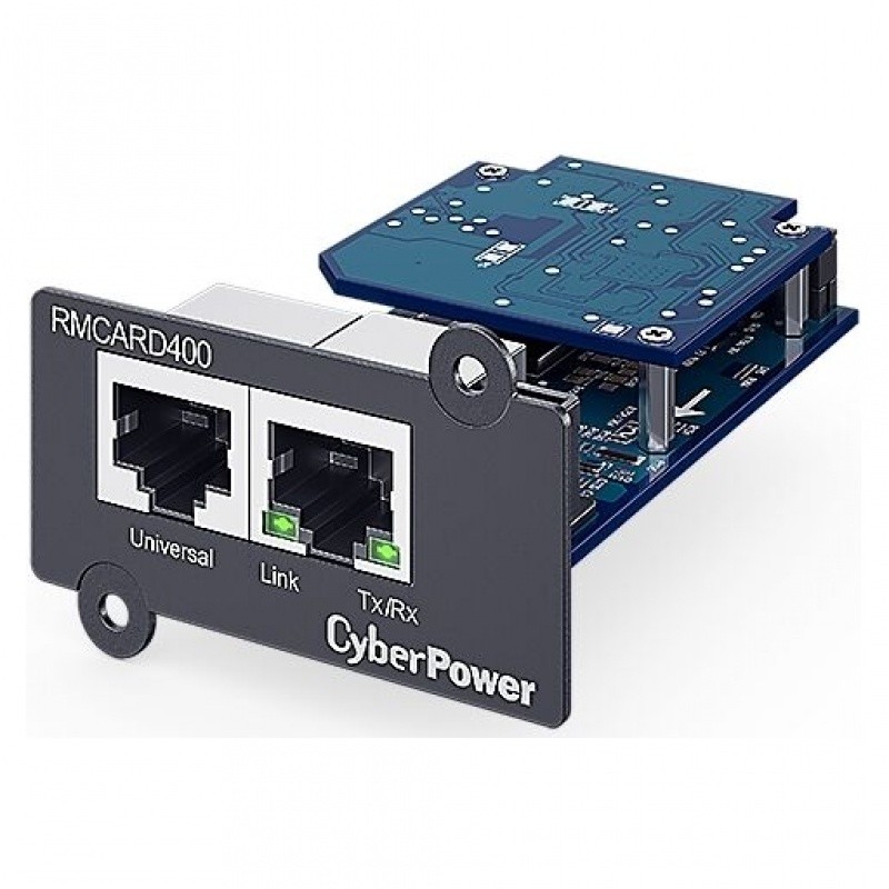 CyberPower RMCARD400 High-speed Data Transfer SNMP Card for Pro UPS CyberPower RMCARD400 High-speed Data Transfer SNMP Card for Pro UPS
