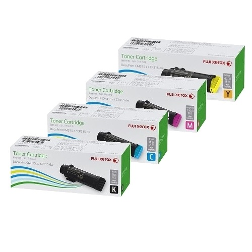 4 Pack Fuji Xerox CT202610-3 Genuine Toner Cartridges